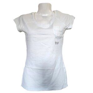 DOLCE & GABBANA White Cotton Short Sleeve Tee Size XS